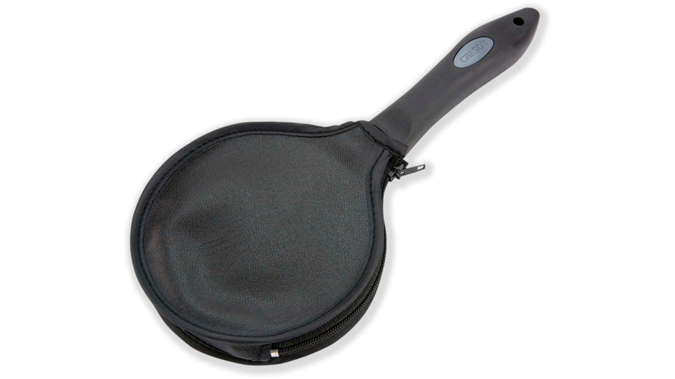 Carson 3.5in Soft-Grip Glass Magnifier, 2x with 11.5x Spot Lens and Case