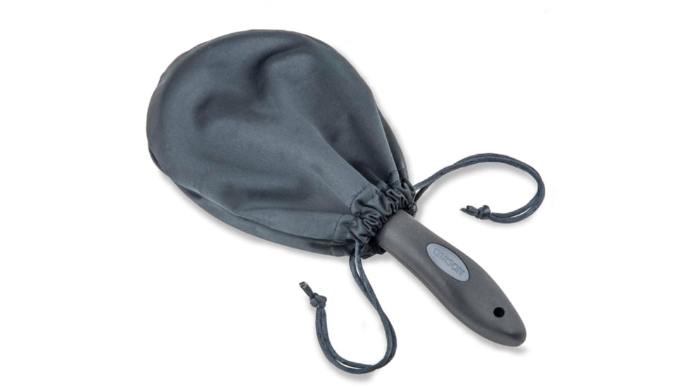 Carson 3.5in Soft-Grip Glass Magnifier, 2x with 11.5x Spot Lens and Case