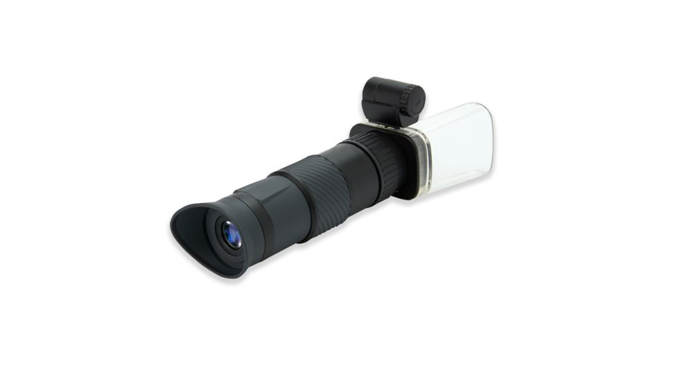 CARSON 6x18mm Monocular, 25x Microscope, 4x Loupe w/ 4 LED Lights, Black/Gray MA-60