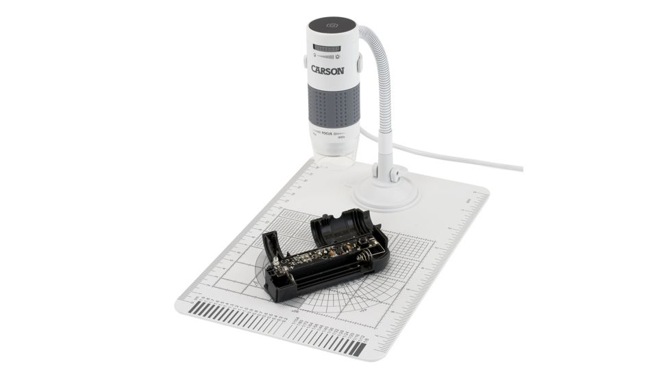 Carson 75/x300x eFlex Digital Microscope w/Flex Neck Stand and Base MM-840