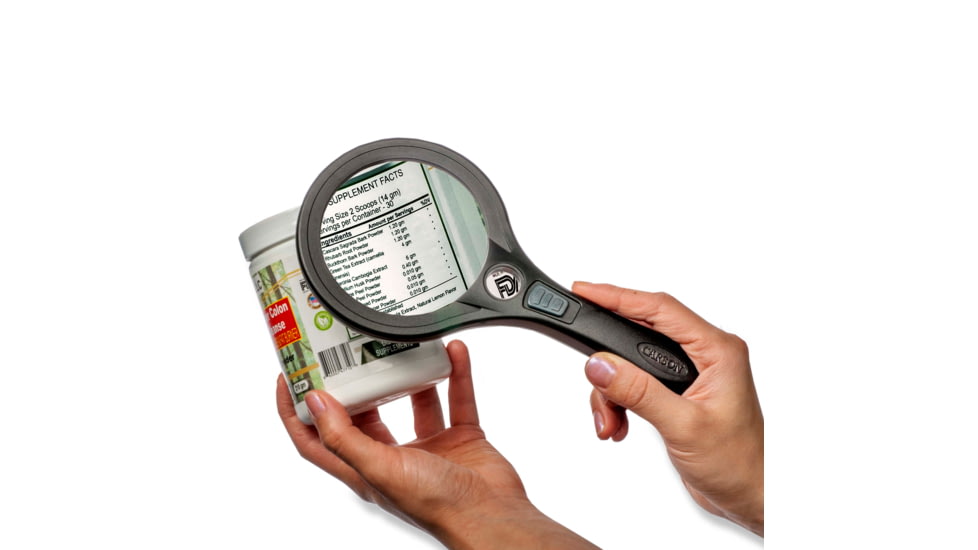 Carson Lume Series 2.5x Aspheric COB LED Magnifier w/7x Spot Lens, 3.5 in, AS-90