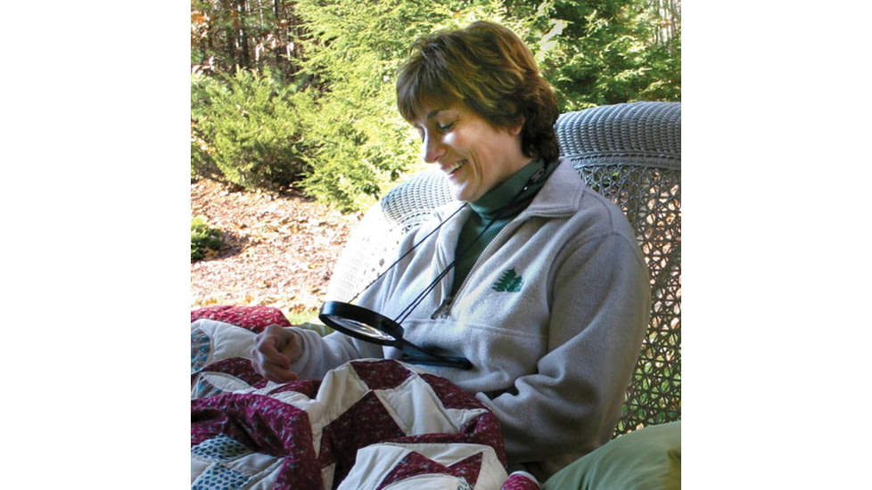 Carson MagniShine 2x Hands Free LED Lighted Magnifier HF-66