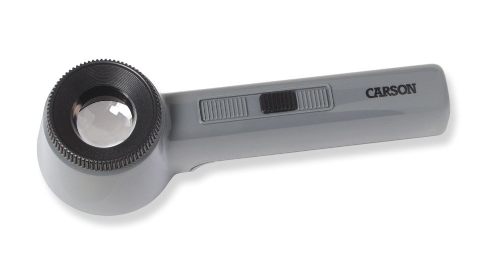 Carson MagniTop 10x Illuminated Compact Table-top Magnifier PT-30