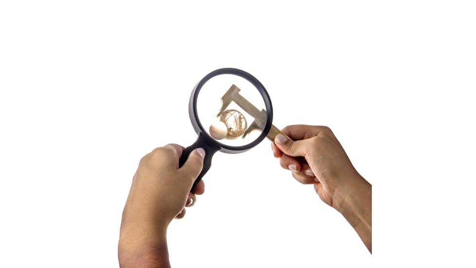 Carson MagniView 2x Hand Magnifier with 4.5x Spot Lens, Black DS-36