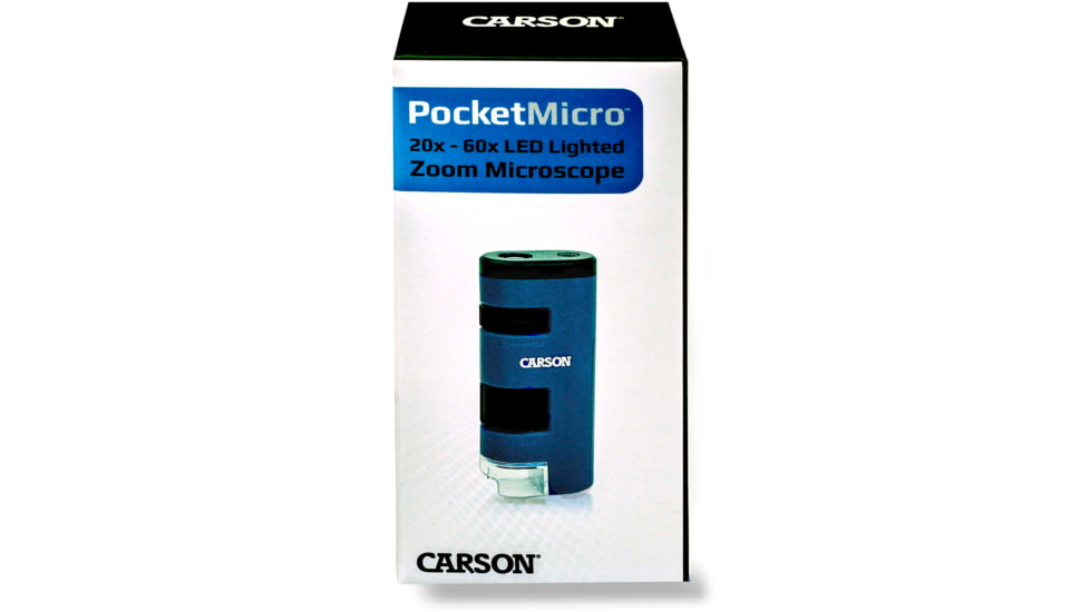 Carson Optical PocketMicro, 20-60x Power Microscope,Blue, MM-450