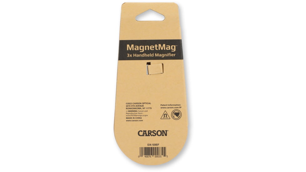 Carson Optical Wheat Version MagnetMag Handheld Magnifier, Beige, DX-50EF