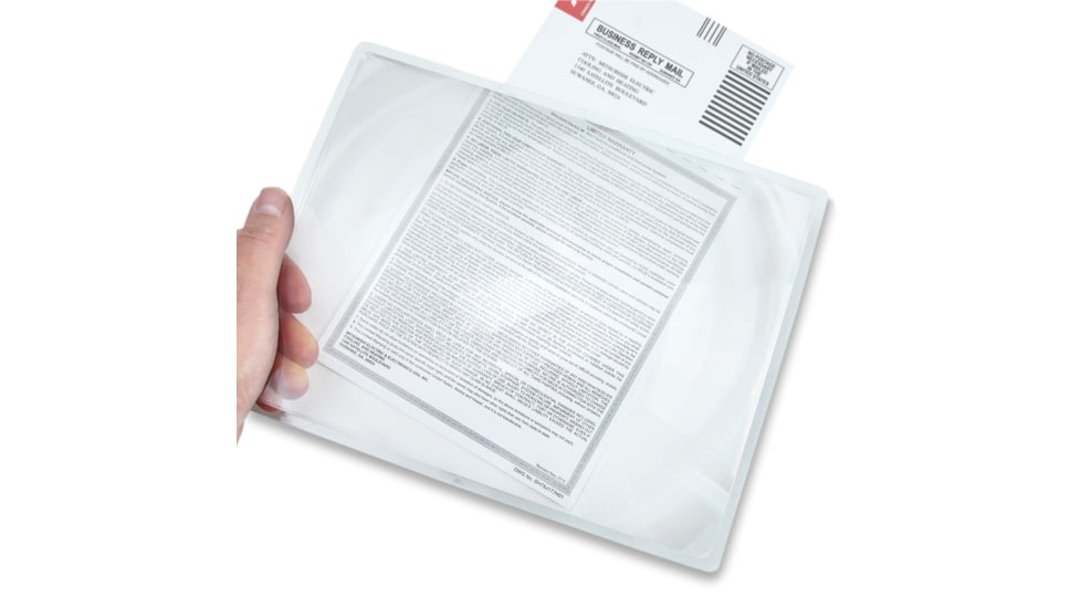 Carson Page Magnifier 2x Rigid-Frame Full Page Magnifier Loupe DM-21