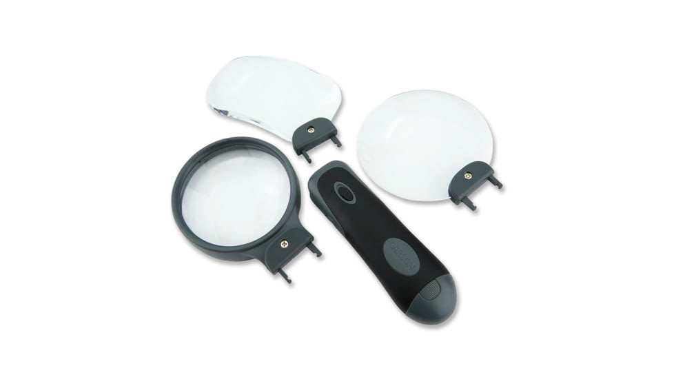 Carson Remov-A-Lens 3-in-1 LED Lighted Handheld Magnifier Loupe RL-30