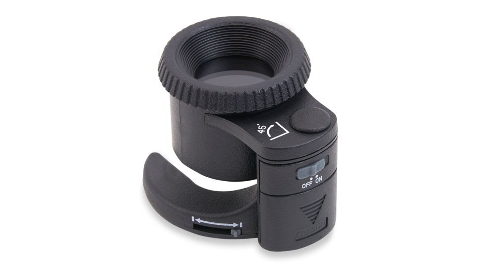 Carson SensorMag 4.5X Magnification Loupe w/ LED, Black SM-44
