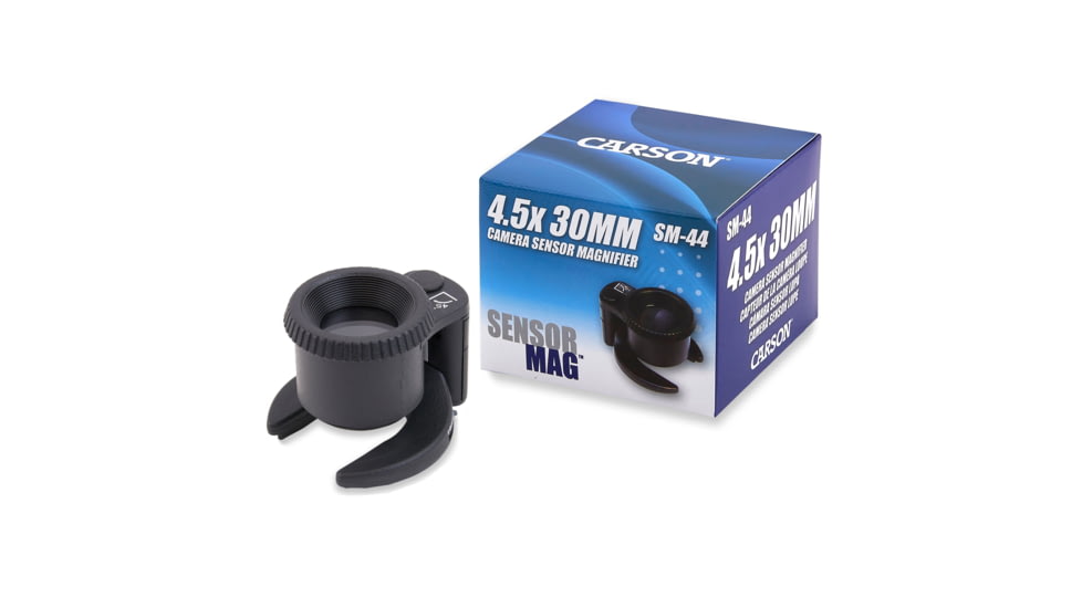 Carson SensorMag 4.5X Magnification Loupe w/ LED, Black SM-44