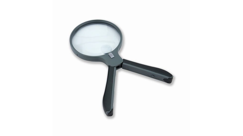 Carson SplitHandle 2x/3x Magnifying Glass, Black HF-11