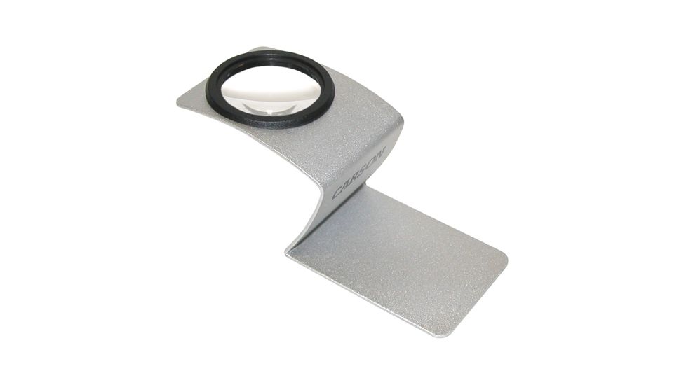 Carson Wave 4x Stand Magnifier Loupe, Silver WV-55SI