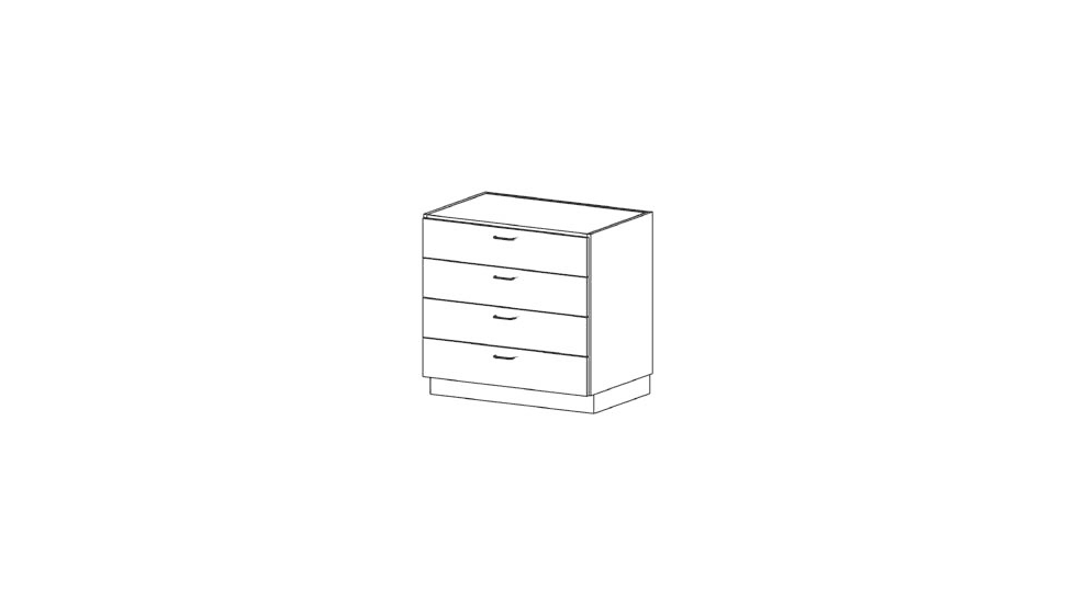 Case Systems 4 Drawer Cab 302448 B4040302448