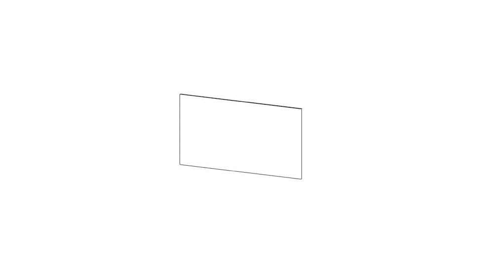 Case Systems Finished Back Panel 360136 F4000360136