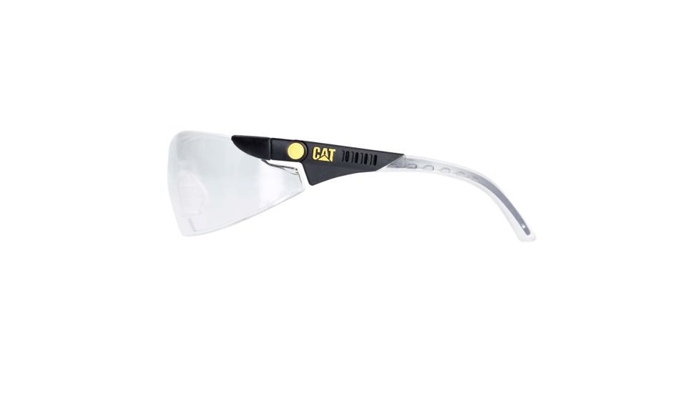Caterpillar Dozer Safety Glasses w/Anti-Fog Clear Lenses, Black CSA-DOZER-100