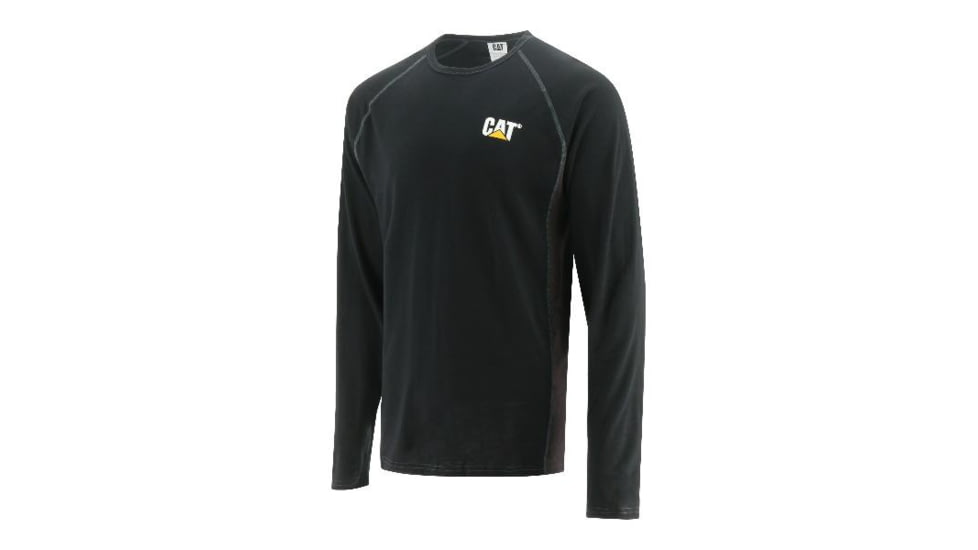 Caterpillar Flame Resistant Base Layer Long Sleeve T-Shirt, Black, Extra Large, 1510101-016-XL, Additional Views