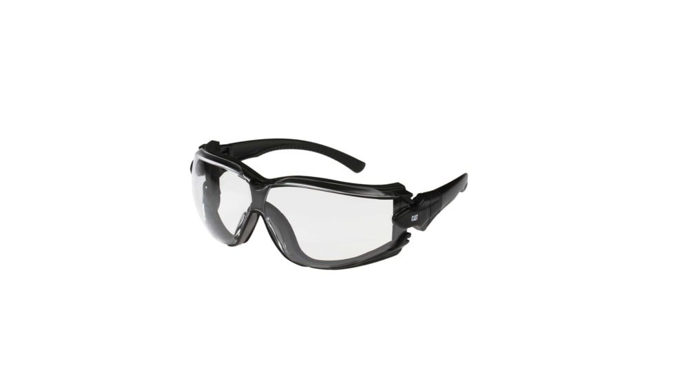Caterpillar Torque Safety Glasses w/Clear Lenses, Black CSA-TORQUE-100