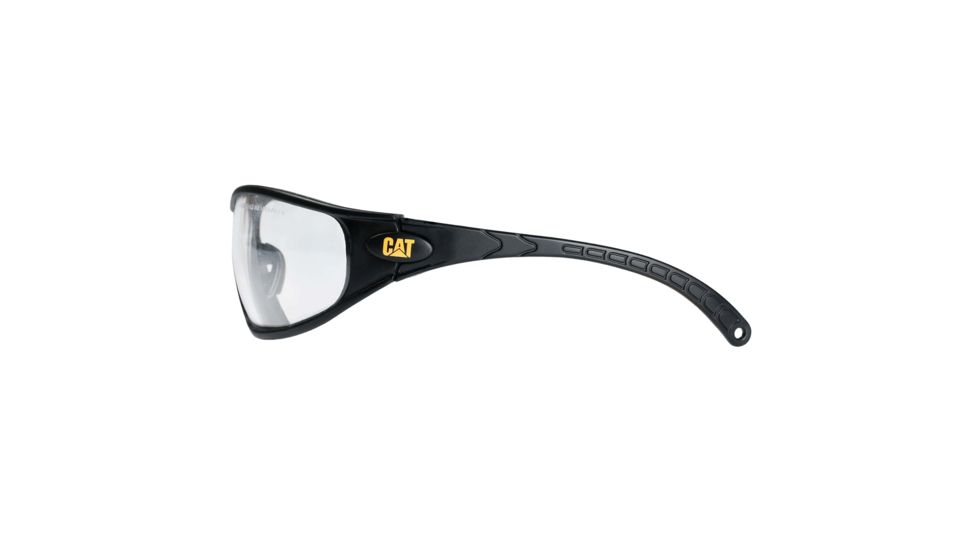 Caterpillar Tread Safety Glasses w/Anti-Fog Clear Lenses, Black CSA-TREAD-100