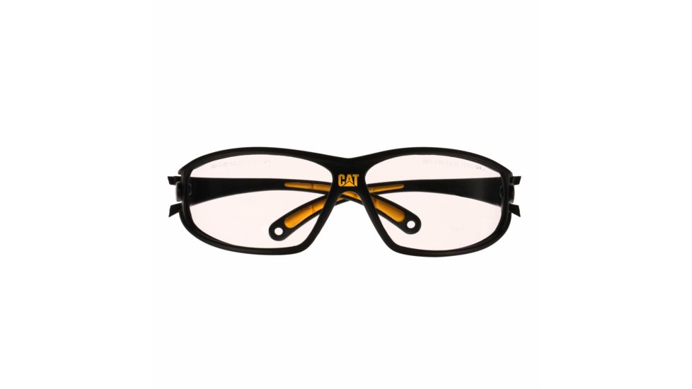Caterpillar Tread Safety Glasses w/Anti-Fog Clear Lenses, Black CSA-TREAD-100