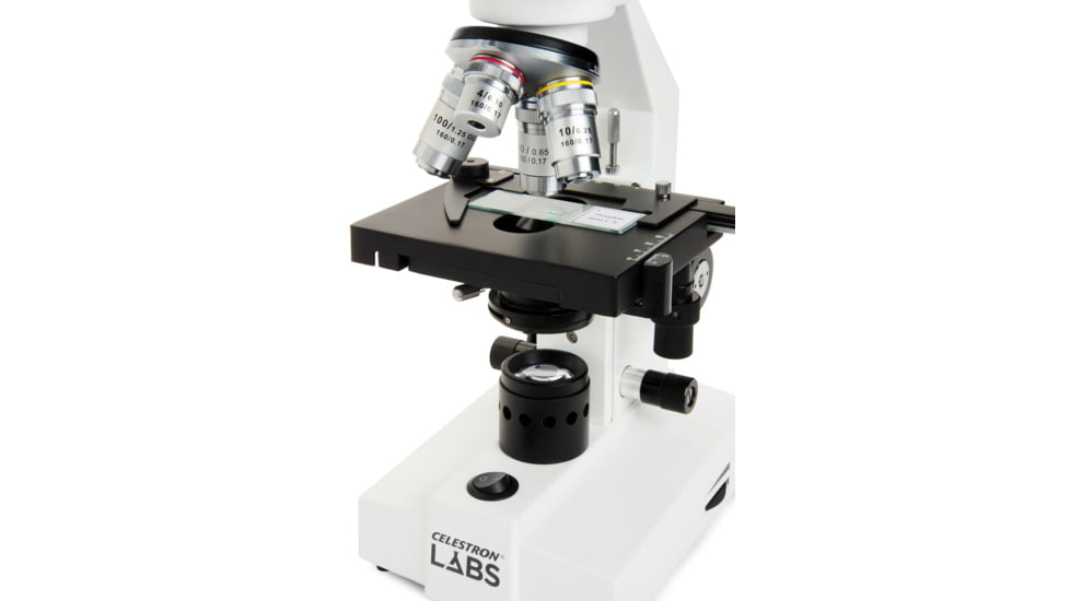 Celestron Labs CB1000CF Biological Microscope, 0.91 in, LED, Dial, White, 44135