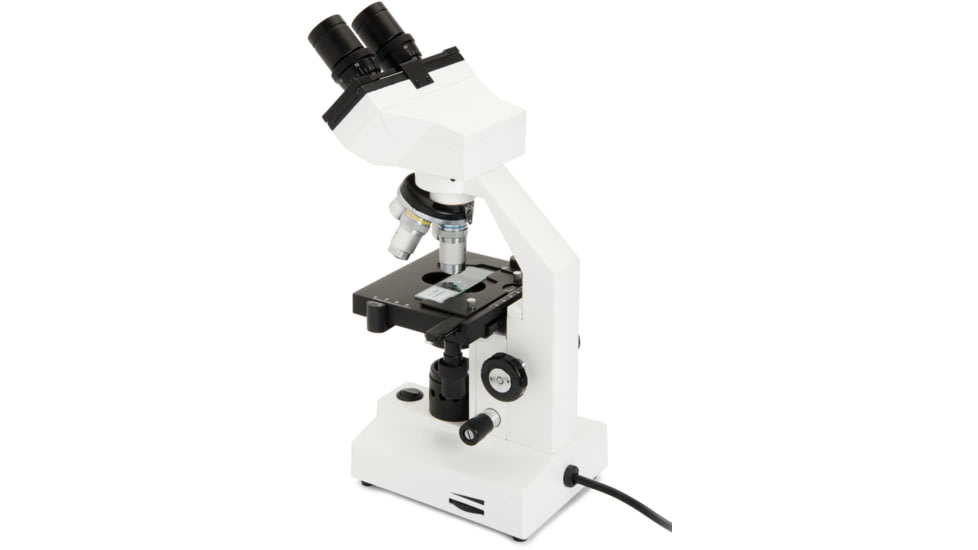 Celestron Labs CB2000CF Compound Binocular Microscope,10x,20x Eyepieces,4x,10x,40x,100x Achromatic Objective Lenses 44131