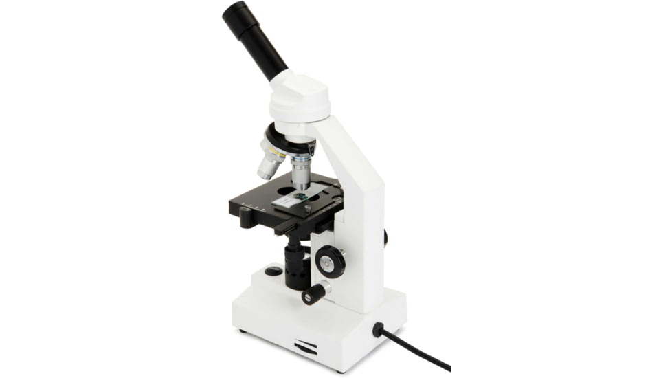 Celestron Labs CM2000CF Compound Microscope,10x,20x Eyepieces and 4x,10x,40x,100x Achromatic Objective Lenses 44130