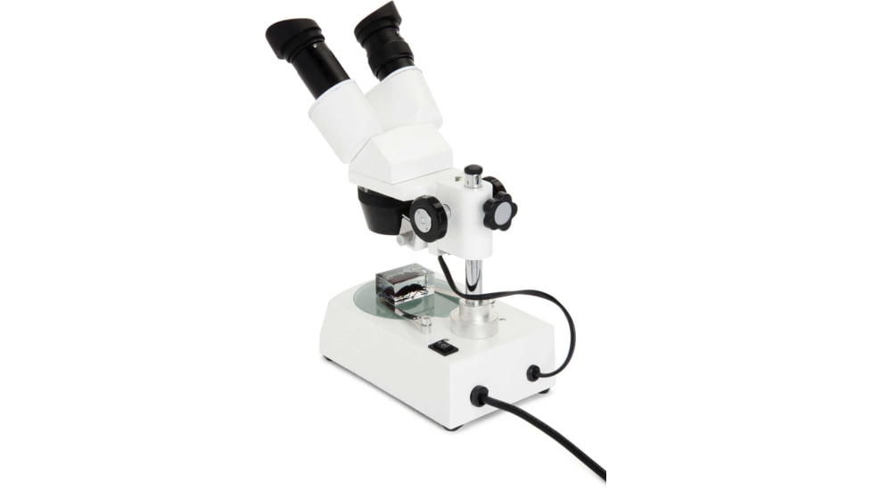 Celestron Labs S10-60 Stereo Microscope,10x,20x Eyepieces,Two Sets of Objective Lenses,1x,3x 44208