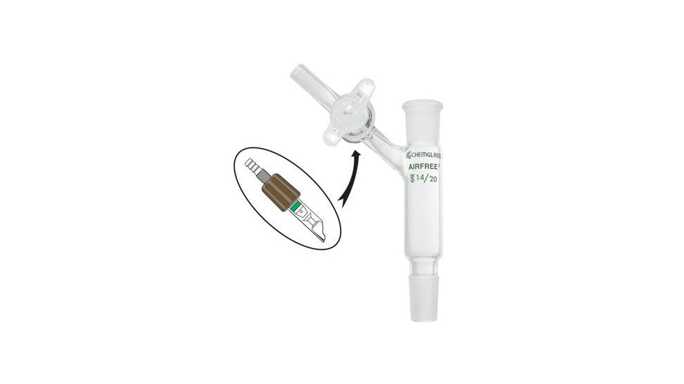 Chemglass Adapter Connecting 24/40 Val AF-0500-16