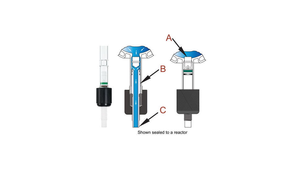 Chemglass Valve CHEM-DRAIN Complete 6M CG-510-01
