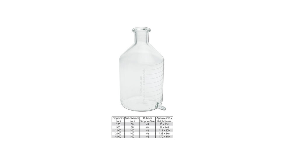 Chemglass Bottle Aspirator GRAD. 1 Li CG-1124-03