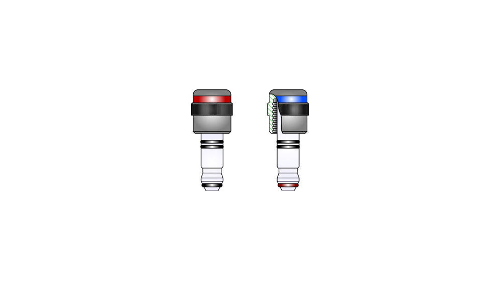 Chemglass Drain Valve 0-14MM Blue Band CG-911-A-11