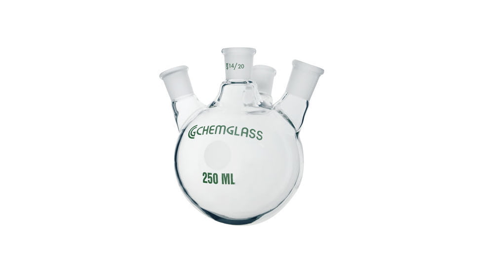 Chemglass Flask 250ML 14/20 CN/SNS CG-1531-07