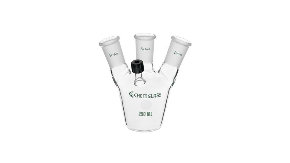 Chemglass Flask 4NK 500ML 24/40 CN/SN CG-1572-05