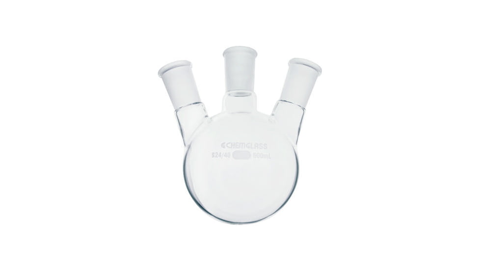 Chemglass Flask 500ML 45/50CN 24/40SN CG-1524-83