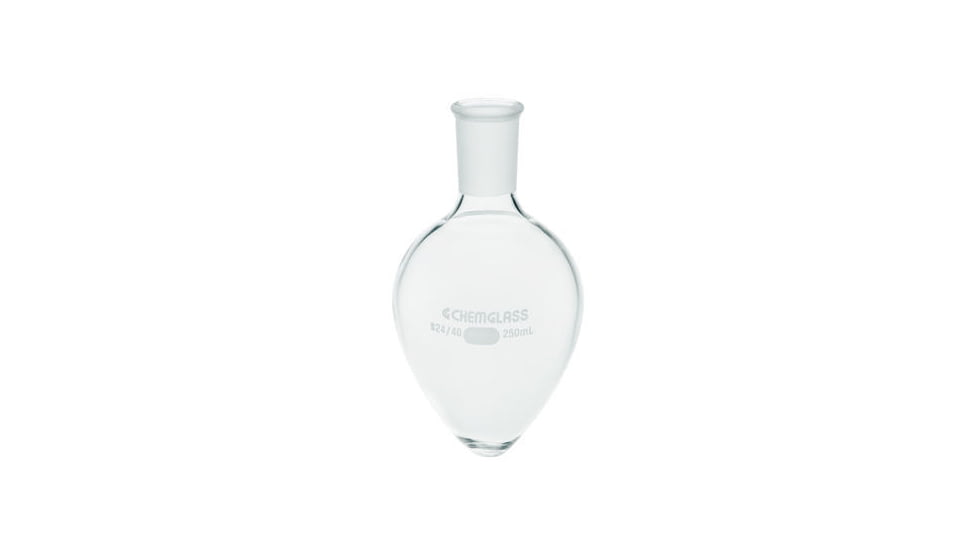 Chemglass Flask Hw Pear 250ML 29/42 CG-1554-05