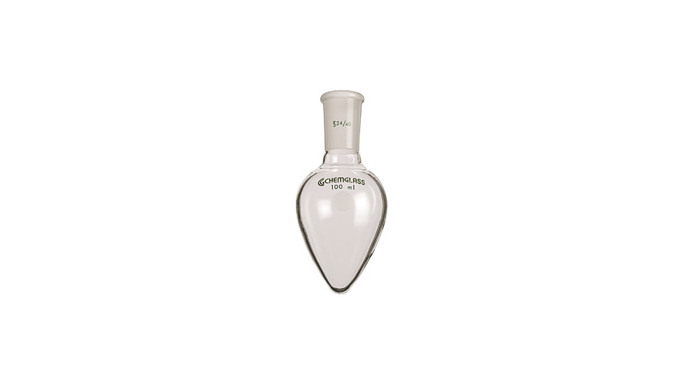 Chemglass Flask Hw Pear 25ML 14/20 CG-1554-26