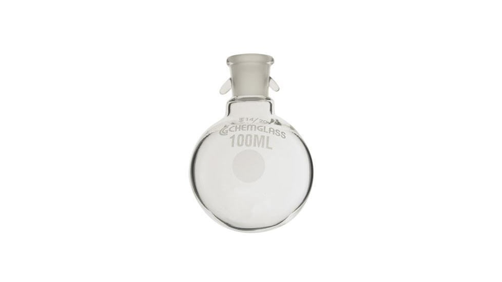 Chemglass Flask Rb 5ML 14/20 W/HOOKS CG-1507-01