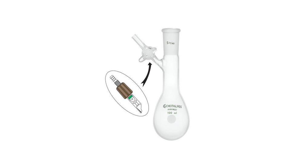 Chemglass Flask Reaction Valve 500ML AF-0520-27