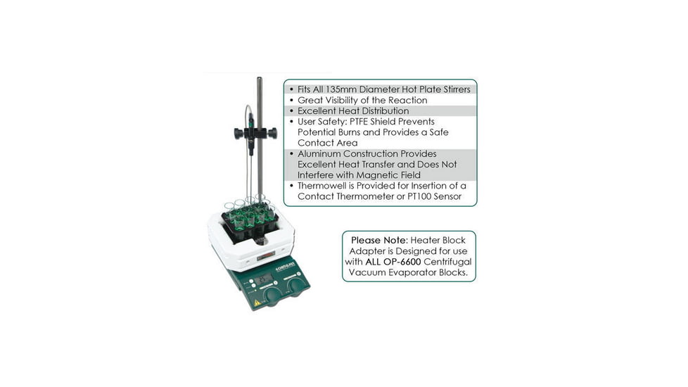 Chemglass Heater Block Adapter CG-6700-01