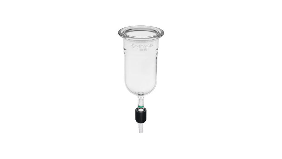 Chemglass Reaction Vessel W/DRAIN 1L CG-1924-02