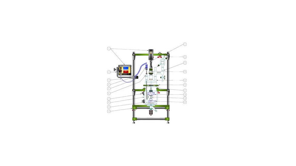 Chemglass Reactor Kit 5LW/GLASS CG-1950-28
