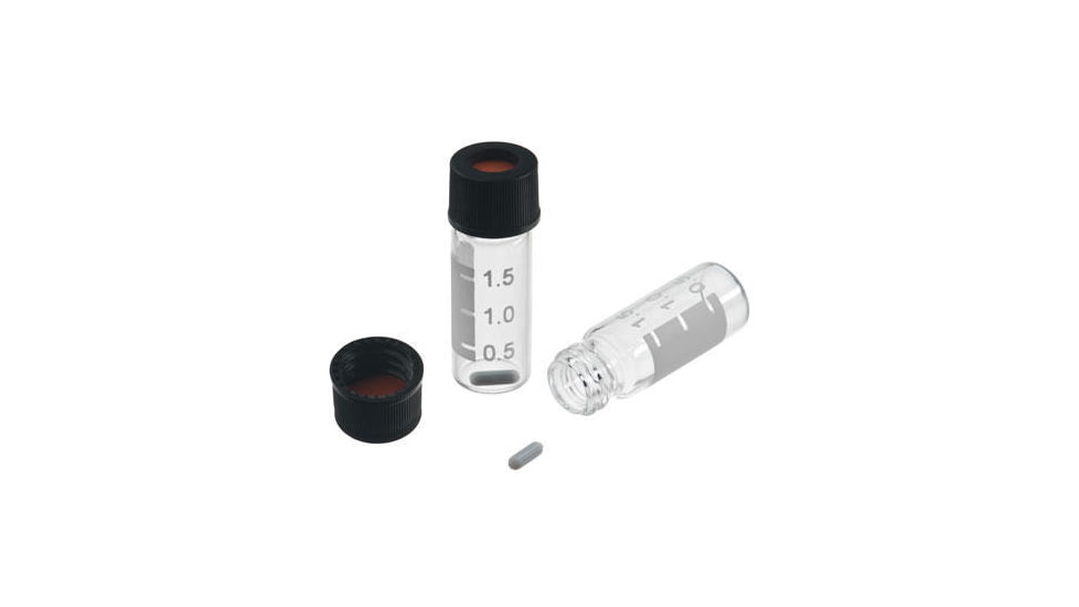 Chemglass Vial Clr 2ml Thrd-stirbr Pk100 CG-4901-125, Unit PK