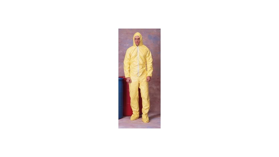 Chemland-Lakeland Coverall W/HOOD +BOOT Med CS25 05414M