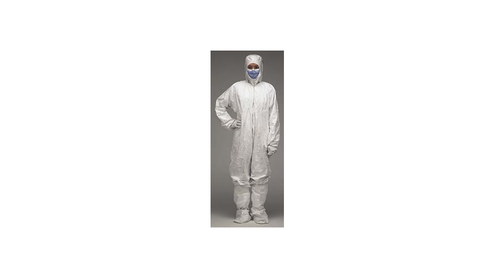 CleanWear Coverall H/B Tyvek Str Md CS25 1168M-1
