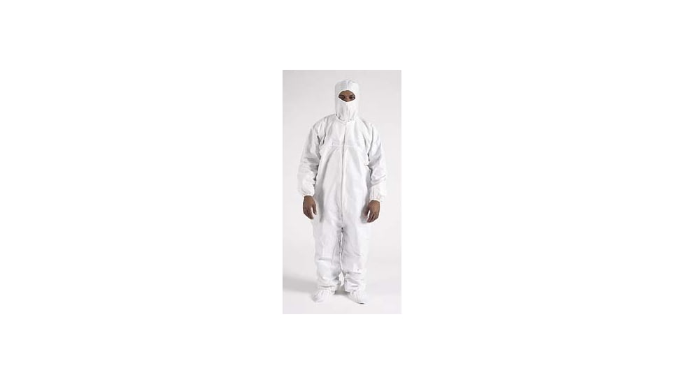CleanWear Cvral CL100 Bnd Seam Wh M 25CS 22-120-M-1