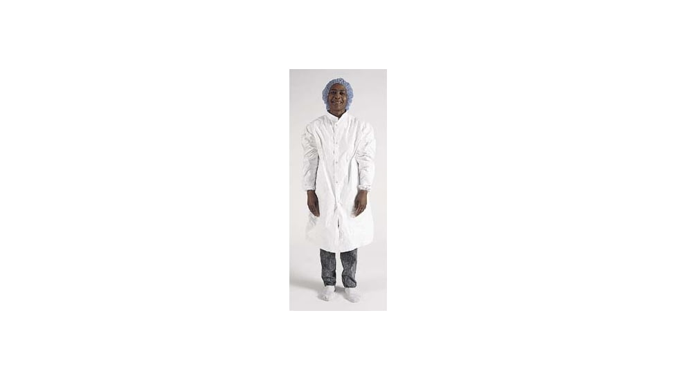 CleanWear Tyvek Frock El W St L Wh 30CS 1041-1-L
