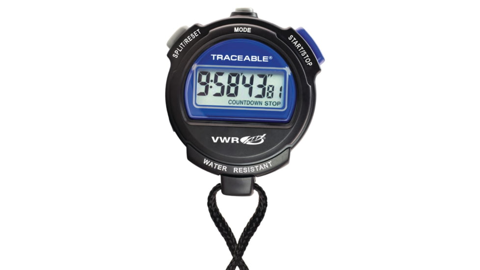 VWR Extra-Large LCD Digital Stopwatches 1030 Single-Line Display