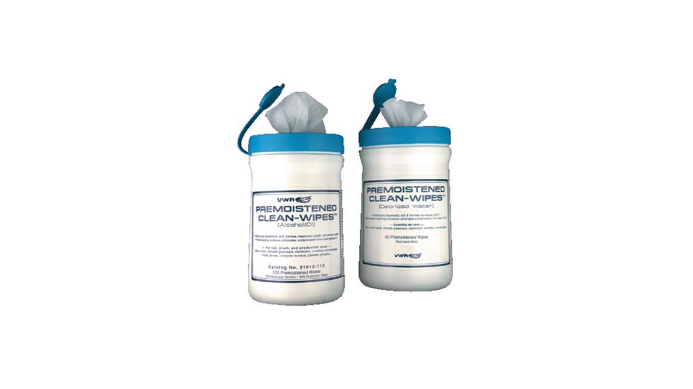 VWR Premoistened Clean-Wipes 2060 Wipes Premoistened With Deionized Water