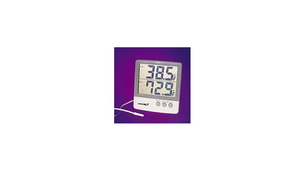 Control Company Big-Digit Thermometer with Dual Minimum/Maximum Memory 4126 Vwr Thermometer Digtl MIN/MAX