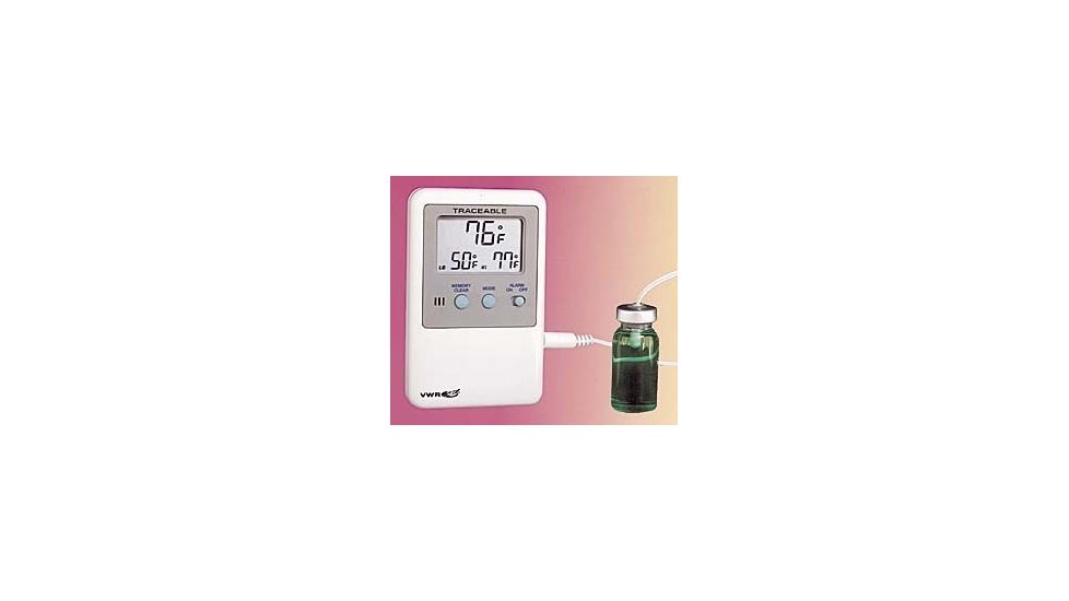 Control Company Refrigerator/Freezer Thermometers 4127 Thermometer With Alarm